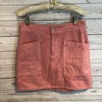 Madewell  rigid Denim Pink Mini Skirt high waist Photo 1