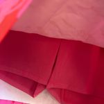 Rafaella  Women Tropical Leaf Print Pink Red Mini Skirt Size M Photo 3