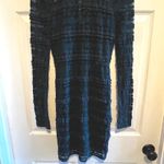 Lush Clothing LUSH Teal Lace Ruffled Mock Neck Long Sleeve Mini Dress Women's Size Small Green Photo 7