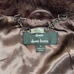 Dennis Basso  Merlot Faux Fur and Leather Moto Vest, Small Photo 12