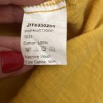 SheIn Mustard Yellow Short Sleeve V-Neck Mini Dress Size 4 Photo 9