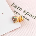 Kate Spade Multi Glitter My Love Goldtone Heart Earrings Photo 6