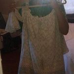 Olivaceous Patterned Dress Photo 5