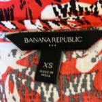 Banana Republic Shorts Romper Faux Wrap Red and Black Floral Photo 3