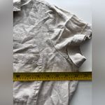 Anthropologie  Cloth & Stone Safari Linen Romper shorts utility elastic waist XL Photo 5