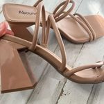 Abound  Austyn Tubular Strappy Block Heeled Sandal Tan Mocha Size 9 NEW Photo 8
