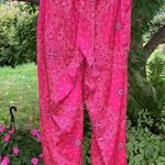 Akira Pink bandanna, style silky pants, L. Photo 3