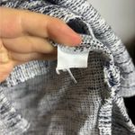 Talbots  Blue Gray White Metallic Tweed Marled Long Sleeve Top Photo 7