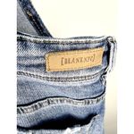 BLANK NYC  Slim Girlfriend Denim Overalls Size 26 Stretch Country Cowgirl Thrashed Photo 4