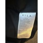 VILA “Vilikely” Long Wool Jacket Women’s Medium Herringbone Double Breasted Photo 3