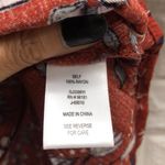 Gypsies & Moondust  Multi Color Floral Thin peasant Blouse‎ with keyhole Size M Photo 5