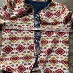 Unbranded Cream Aztec Patterned Jacket M Size M Photo 3