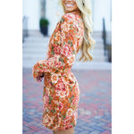 Show Me Your Mumu Outlaw Long Sleeve Dress in Garden Harvest Denim M NWT Photo 3