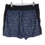 Athleta  Brooklyn Blue Leopard Athletic Shorts 6 Photo 2