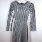 W118 By Walter Baker  Cubic Print Long Sleeve Dress Photo 0