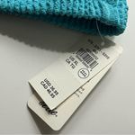 Aerie • NWT Shimmery Crinkle Lace Up Scoop Bikini Top “Springs” Turquoise Blue Photo 4