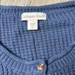 Coldwater Creek  Blue Knit Sweater Size 1X Photo 3