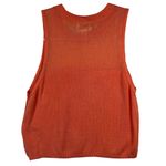 Future Collective Jenny K‎ Lopez Coral Orange Tank Crop Top Knit Casual M Bright Size M Photo 1