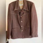 Unique Vintage Vintage Chocolate Brown Blazer Photo 0