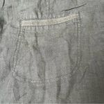 Caslon Nordstrom Olive Green Linen Shorts Pull-on Drawstring Womens Sz Large NEW Photo 3