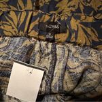 Madewell Clean Pull-On 100% Linen Tropical Floral Shorts in Deep Shadow Sz M NEW Photo 5
