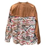 Vintage Saddlebrooke Western Wear Brown Buffalo Cactus Button Up T Photo 1