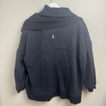 Free People Movement Venture Pullover Oversized Zip Sweatshirt Black Size XS Photo 5