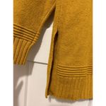 Anthropologie Yellow Margarita Sweater Mock Neck With Buttons Women’s Size XS Photo 6