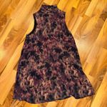 Amanda Uprichard ‎ Purple Tie Dye Sleeveless Mock Neck Mini Dress wedding holiday Photo 0