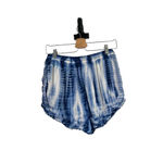 Generation Love Blue Tie Dye Tasseled Drawstring Shorts Size Medium Photo 4