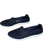 Clarks  Cloudsteppers Breeze Step II Sneakers 11W Dark Navy Blue Slip On Comfort Photo 1