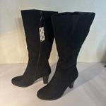 mysoft Boots Women's Dress Boots Faux Suede Black size 9.5 Photo 1