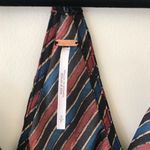 Free People Stevie Cowl Neck Flowy Striped Tank Top Photo 7