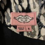 Phoebe Couture  Women’s Dress 6 Animal Print Gray Black Sleeveless Back Zip Photo 4