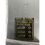 Womans Breckells Sharon 10 Black Patent Leather Lace Up Oxford Shoes NWOT Photo 6