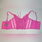 Victoria's Secret Dream Angels Pink Lace Unlined Non Wired Corset Bra Top Size S Photo 7