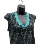 Studio Donatella Y2K Paisley Lace Trim V Photo 2