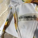 Zaful Sunflower Print Bikini Top Size Small Photo 2