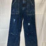 Logus Women’s size 28 flair denim jeans Blue Photo 0