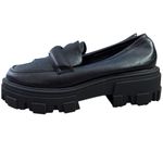 ASOS  DESIGN Wide Fit Movable Padded Chunky Loafers in Black Size‎ 11W Photo 9