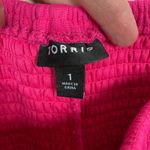Torrid Pink Smocked Bodice Crinkle Skirt Mini Dress Sz.1 Photo 7
