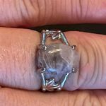 Women purple amethyst S925 silver ring size 7.5 Photo 8