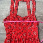 MARISSA WEBB Seraphina Print Dress 6 Red Photo 13