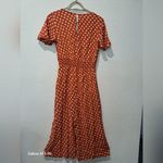 Luxology Orange Floral Jumpsuit Photo 2