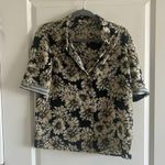 L'Agence L’AGENCE Black Floral Print Shirt Photo 0