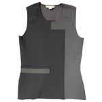 Alexander Wang  Grey Colorblock Tank Special Occasion Party Office Siren Career L Photo 1