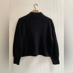 Lululemon Merino Wool-Blend Ribbed Turtleneck Sweater in Black Size 10 Photo 7