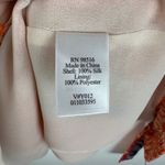 Coldwater Creek 100% Silk Abstract Print Blouse Medium V-Neck Colorful Rainbow Photo 6