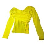 Terea By Andrea Pitter Citronella Small McKenzie Long Sleeve One Shoulder Top Photo 5