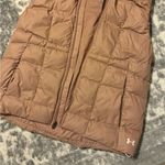 Under Armour  Women's Armour Down Vest in Tan Brown Small Photo 3